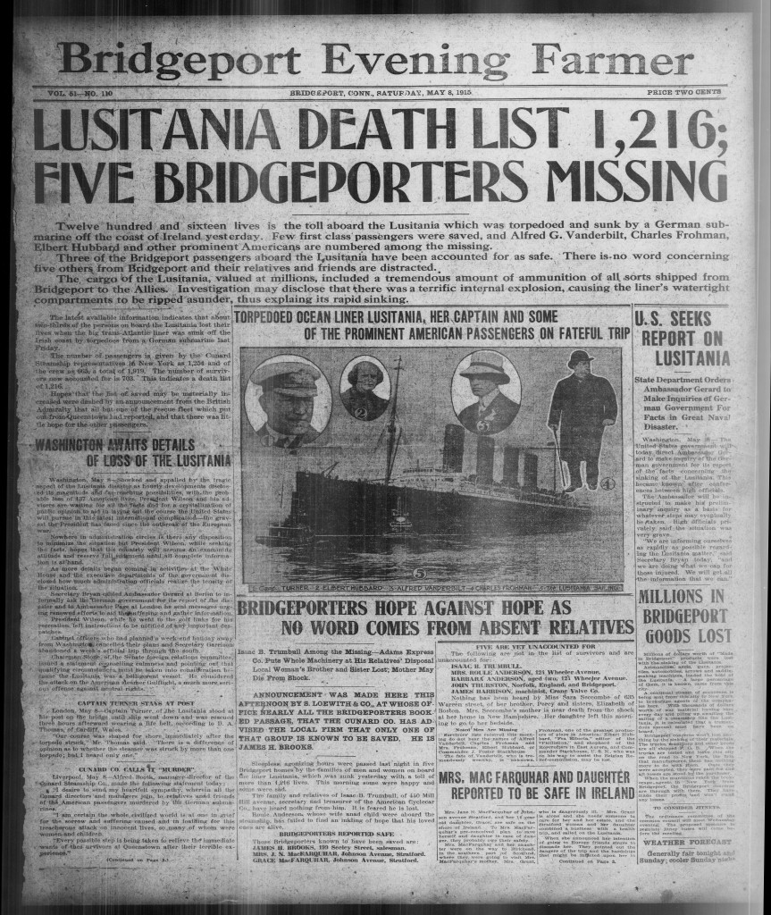 Connecticut Digital Newspaper Project Digitizes Bridgeport ...