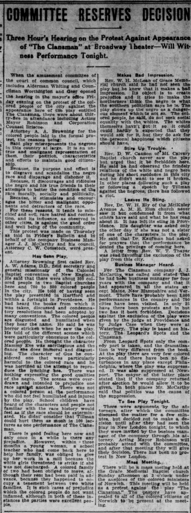 Norwich Bulletin, September 25, 1909